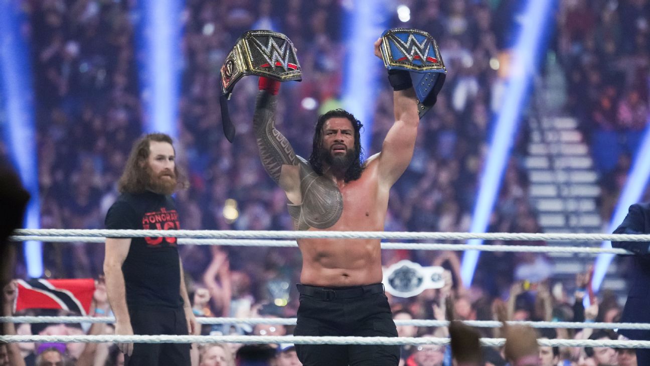 WWE Elimination Chamber results Roman Reigns title run continues
