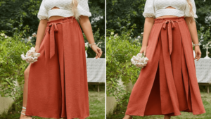 These Airy Split Wide Leg Pants Are the Next Best Thing to a Dress
