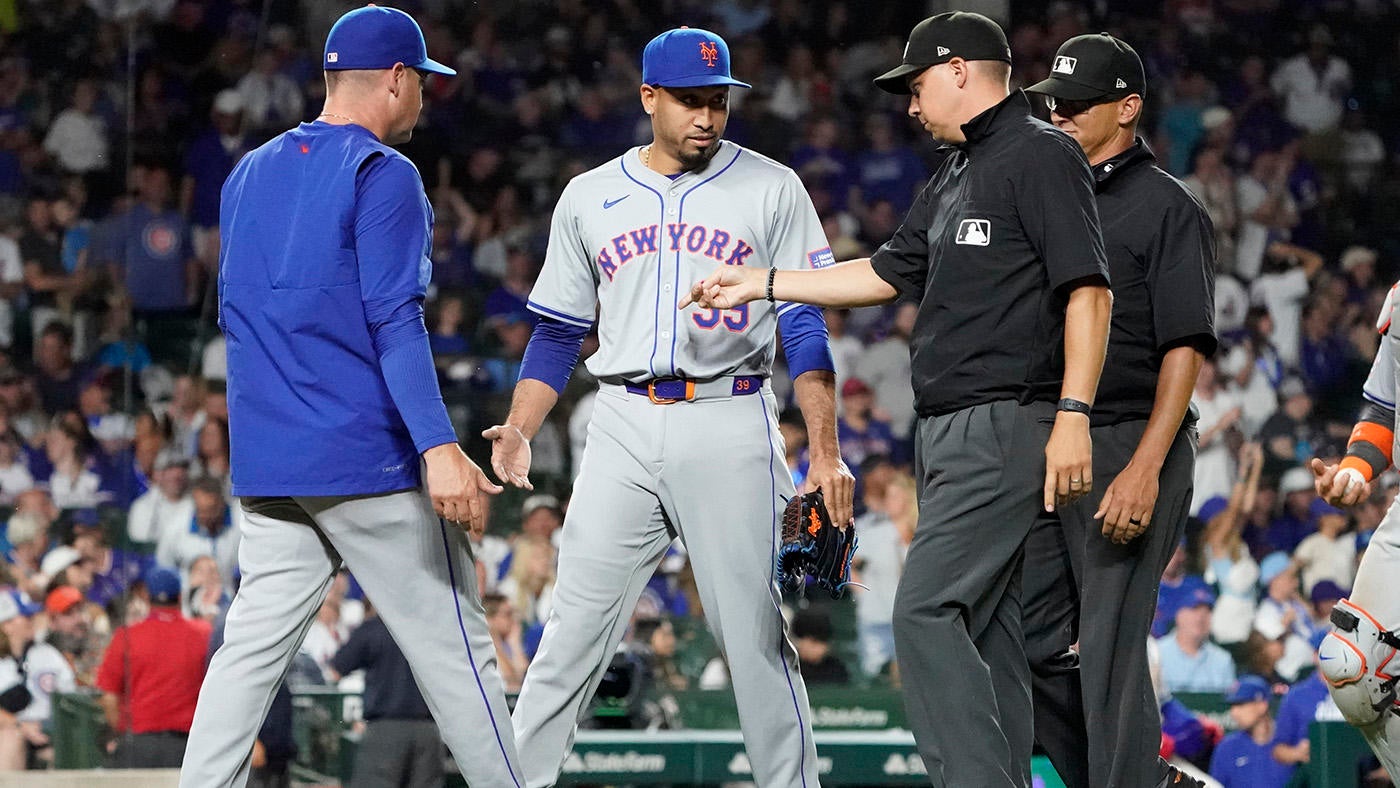 Mets closer Edwin Díaz ejected for ‘sticky stuff,’ faces automatic suspension